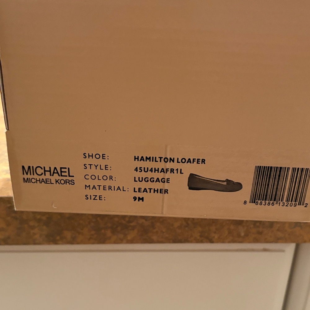 Michael Kors Tan Leather Loafers for Women - Picture 5 of 6